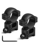 2pcs 1 Inch High Profile Picatinny Rail Scope Rings Mounts