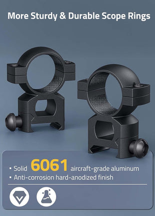 Sturdy and Durable Scope Rings