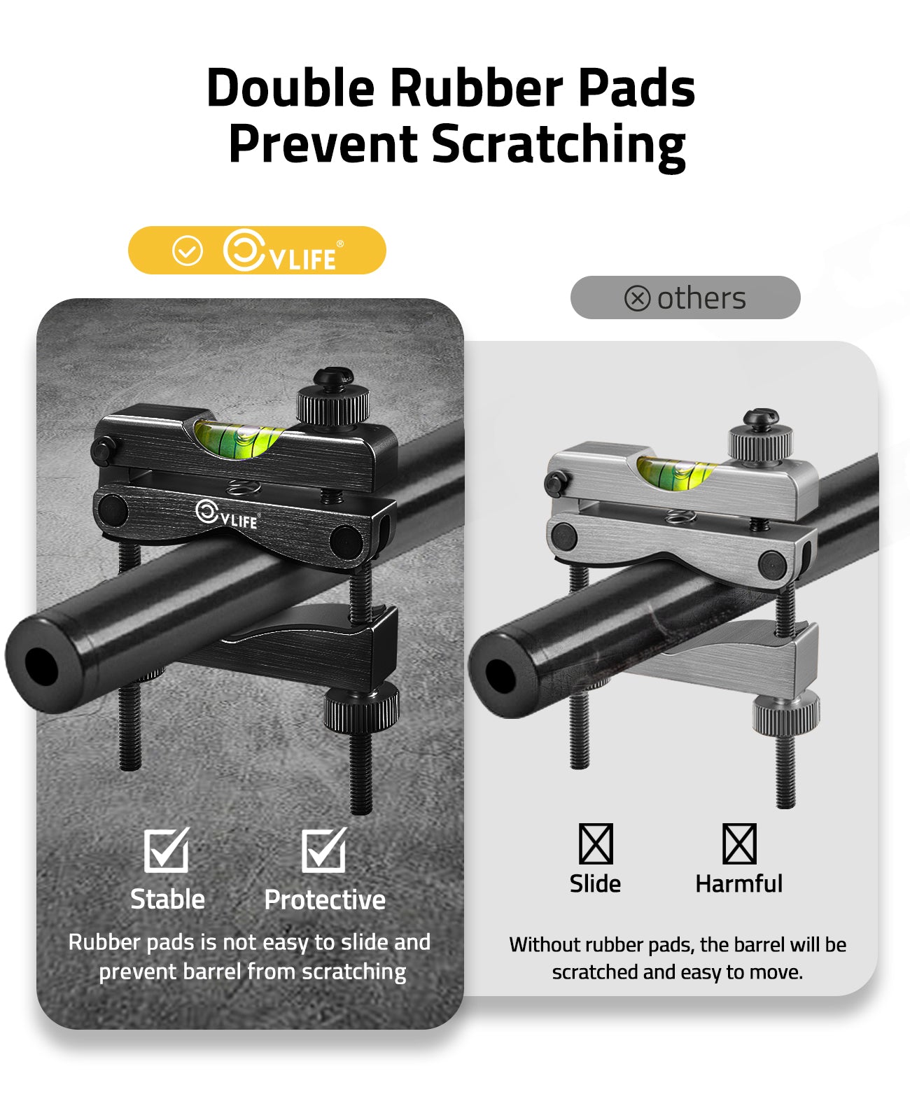 Scope Leveling CVLIFE Scope Leveling Kit with High-Precision Bubble Leveling System