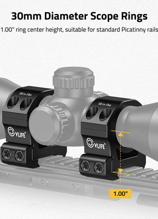 CVLIFE anti-cant bubble level with diameter scope rings /lbs