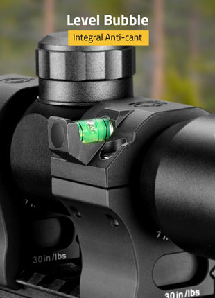 CVLIFE Profile Scope Mount featuring level bubble integral anti-cant High