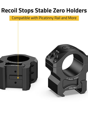 CVLIFE Precision Scope Rings featuring compatiblewith picatinny rail and more 1inch x 1.00inch