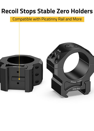 CVLIFE Precision Scope Rings featuring compatiblewith picatinny rail and more 30mm x 1.00 inch