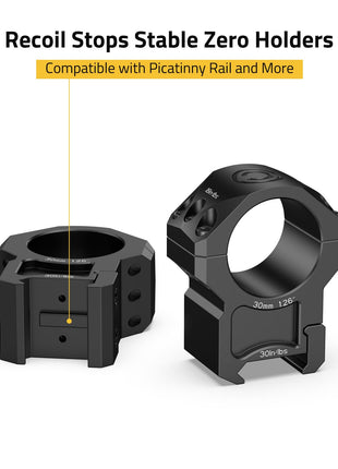 CVLIFE Precision Scope Rings featuring compatiblewith picatinny rail and more 30mm x 1.26inch