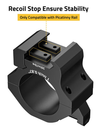 CVLIFE Profile Scope Mount featuring only compatible with picatinny rail Low