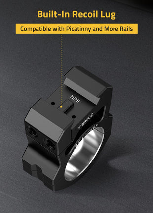 CVLIFE Pre-Lapped Precision CNC Machined Mounts featuring compatiblewith picatinny and more rails High