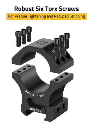 CVLIFE Profile Scope Mount featuring robust six torx screws High