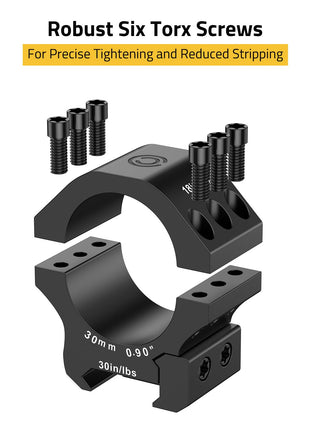 CVLIFE Profile Scope Mount featuring robust six torx screws Low