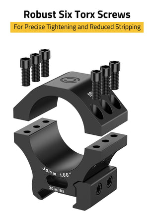 CVLIFE Profile Scope Mount featuring robust six torx screws Medium