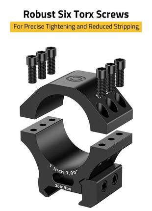 CVLIFE Profile Scope Mount featuring robust six torx screws Medium