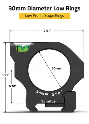 CVLIFE Profile Scope Mount featuring low profile scope rings