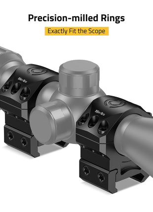 CVLIFE Precision Scope Rings featuring precision-milled rings exactly fit the scope 1inch x 1.00inch