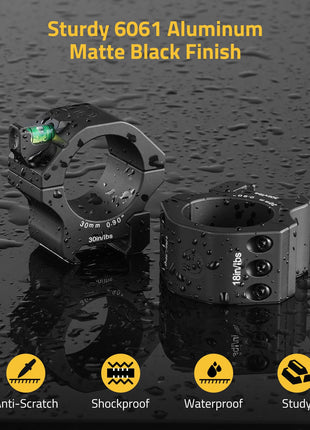 CVLIFE Profile Scope Mount featuring anti-scratch shockproof waterproof Low