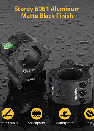 CVLIFE Profile Scope Mount featuring anti-scratch shockproof waterproof Medium