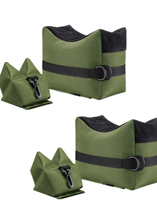 CVLIFE 2 Sets of Shooting Rest Bags for Rifles 900D Shooting Bench Rest