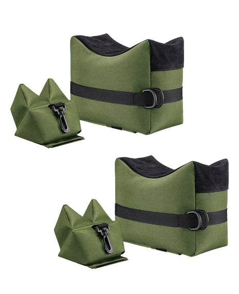 CVLIFE 2 Sets of Shooting Rest Bags for Rifles 900D Shooting Bench Rest