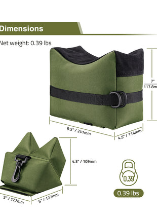 Shooting Rest Bags for Rifles 900D Shooting Bench Rest Dimensions