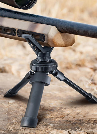 Lightweight Bench Rifle Rest Tripod with V Yoke Holder