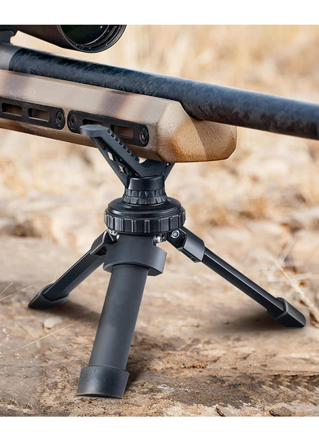Lightweight Bench Rifle Rest Tripod with V Yoke Holder