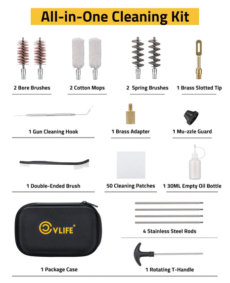 CVLIFE Shotgun Cleaning Kit featuring all-in-one cleaning kit