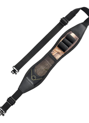CVLIFE Shotgun Sling Adjustable 2 Point Sling Adjustable Length with Removable Swivels and Spare Pocket