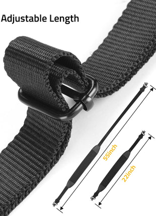 CVLIFE shotgun sling featuring adjustable length, 55inch x 22inch