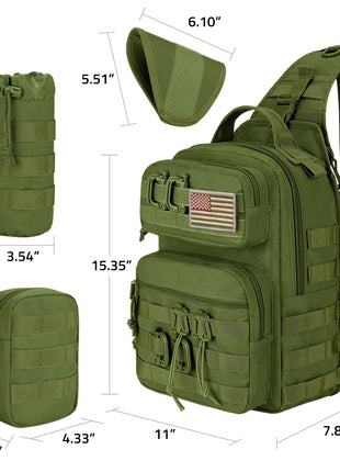 CVLIFE Shoulder Bag in green