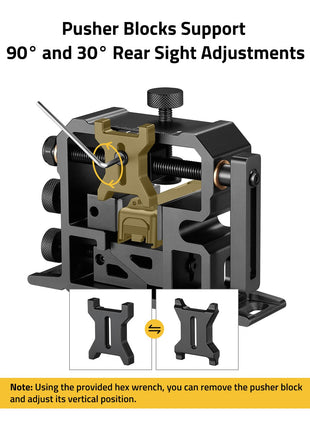 CVLIFE Sight Pusher Tool featuring pusher blockssupport