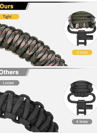 CVLIFE Paracord Sling featuring ours tight in camo