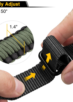CVLIFE Sling Tri-Lock Swivel featuring easily adjust in dark green