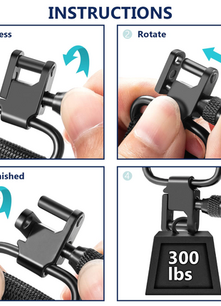 CVLIFE Shoulder Pad featuring instructions press rotate