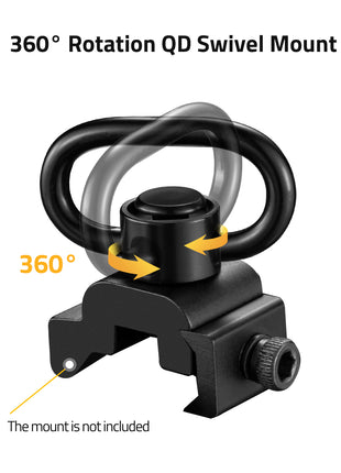 360 Degree Rotation QD Sling Swivel Mount