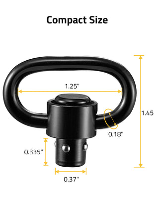 Compact Sling Swivels Size Details