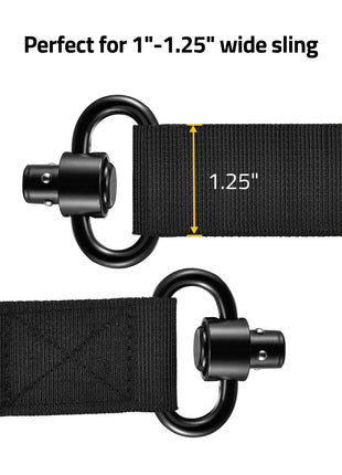 Sling Swivels Suitable for 1-1.25 Inches Wide 2 Point Sling