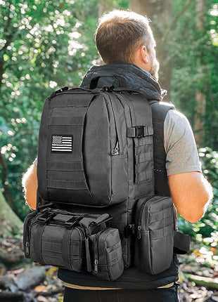 Large Capacity Tactical Backpack for Outdoors
