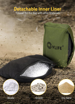 Detachable Inner Liner Shooting Sand Bag