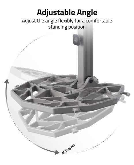 CVLIFE Tree Saddle Platform featuring adjust the angle flexibly for a comfortable standing position