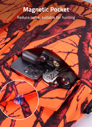 CVLIFE two magnetic pockets featuring magnetic pocket reduce noise, suitable for hunting Large