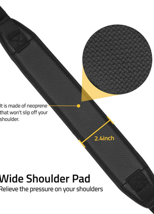 CVLIFE Two Point Rifle Sling featuring that won't slip off your shoulder