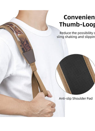 Two Point Sling with Non-Slip Shoulder Pad