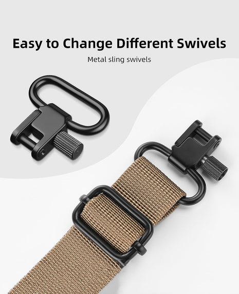 2 Point Sling with Removable Swivels