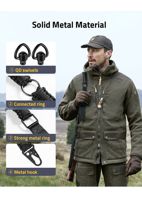 High Quality 550 Paracord 2 Point Sling