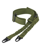 Green rifle sling traditional 2 point sling
