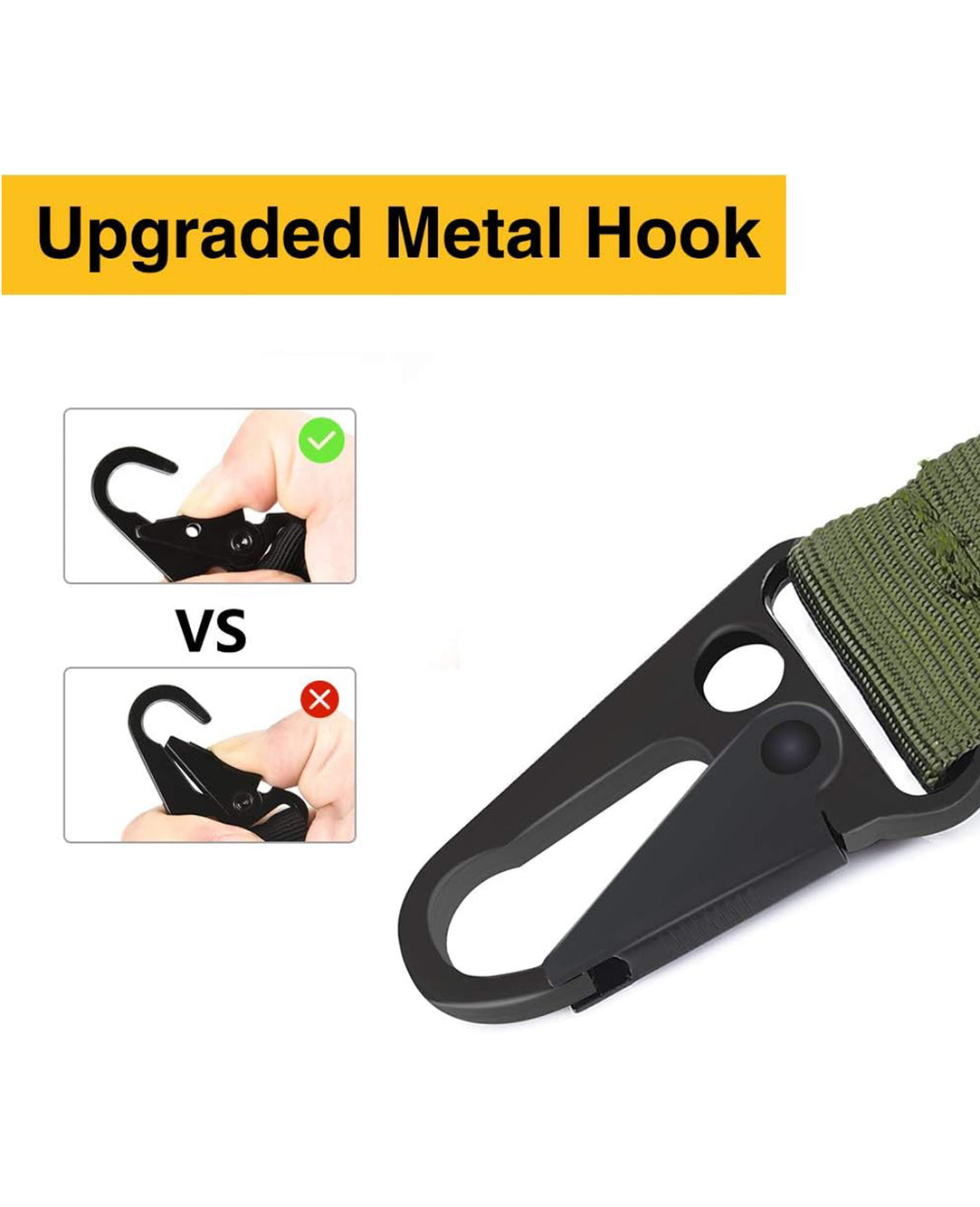 CVLIFE Two Points Sling with Length Adjuster Traditional Sling