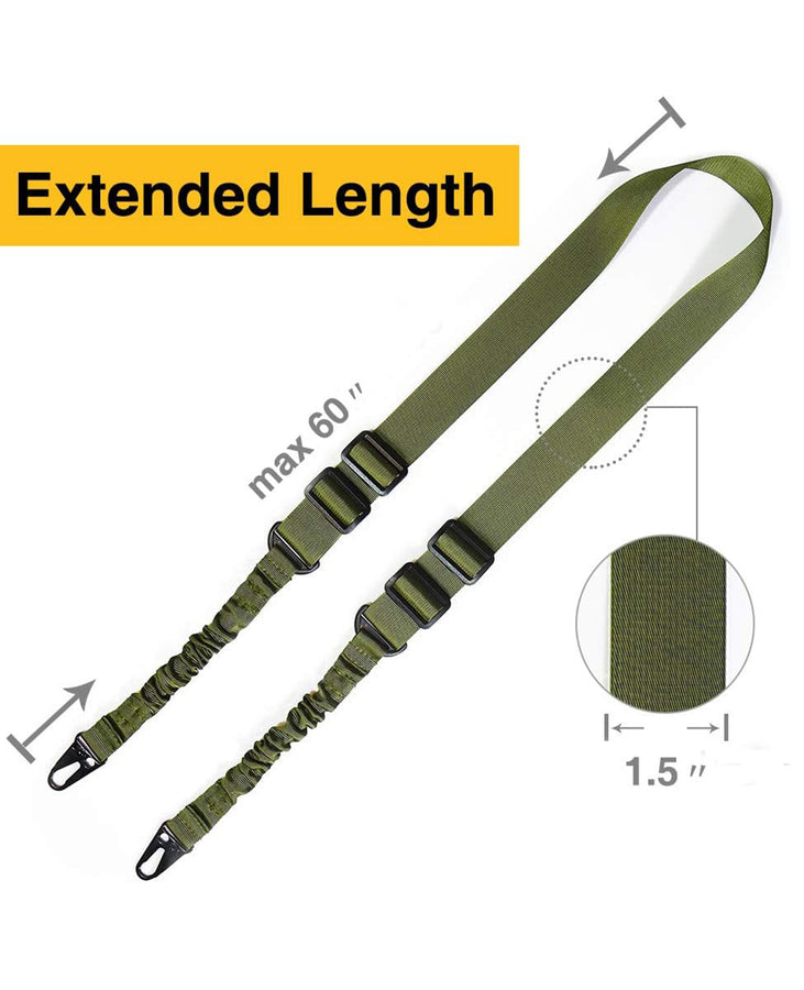 CVLIFE Two Points Sling with Length Adjuster Traditional Sling