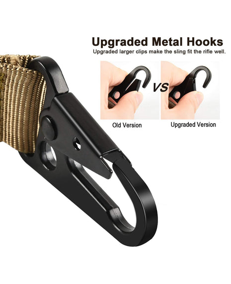 2 Point Sling with Metal Hook for Outdoors