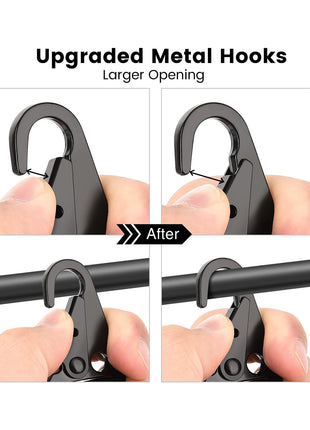 Rifle Sling Upgraded Metal Hooks Support Larger Opening