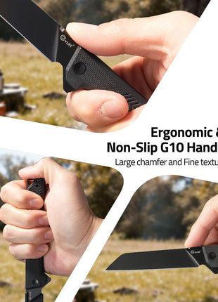 CVLIFE Versatile EDC Knife featuring vlife ergonomic &