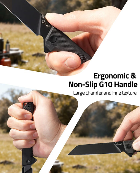 CVLIFE Versatile EDC Knife featuring vlife ergonomic &