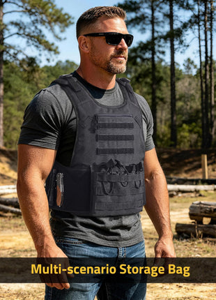 CVLIFE Adjustable Vest featuring multi-scenario storage bag